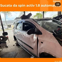 SUCATA Chevrolet Spin 2020 1.8 Premier 7l Aut. 5p Automática PARA RETIRADA DE PEÇAS